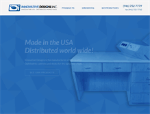 Tablet Screenshot of innovativedesignsinc.net